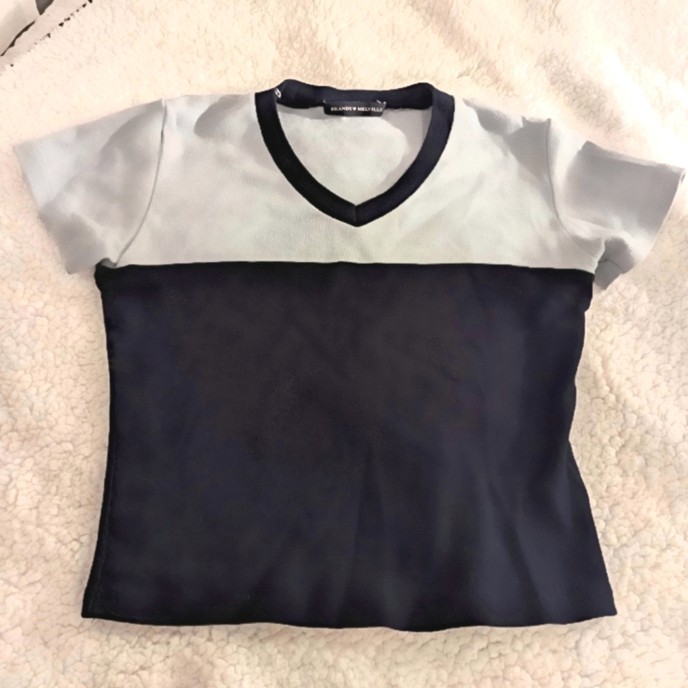 Brandy Melville Color Block Tee